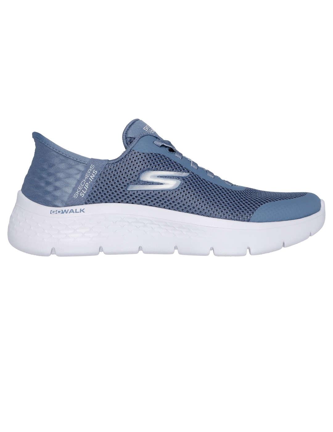 Deportivo mujer Skechers Go Walk Slip-Ins azulon