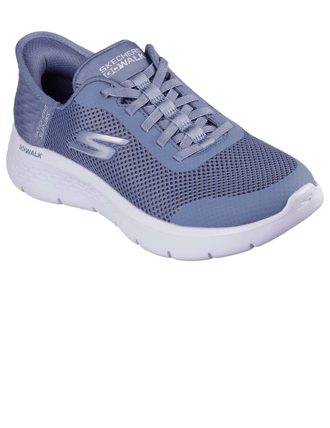 Deportivo mujer Skechers Go Walk Slip-Ins azulon