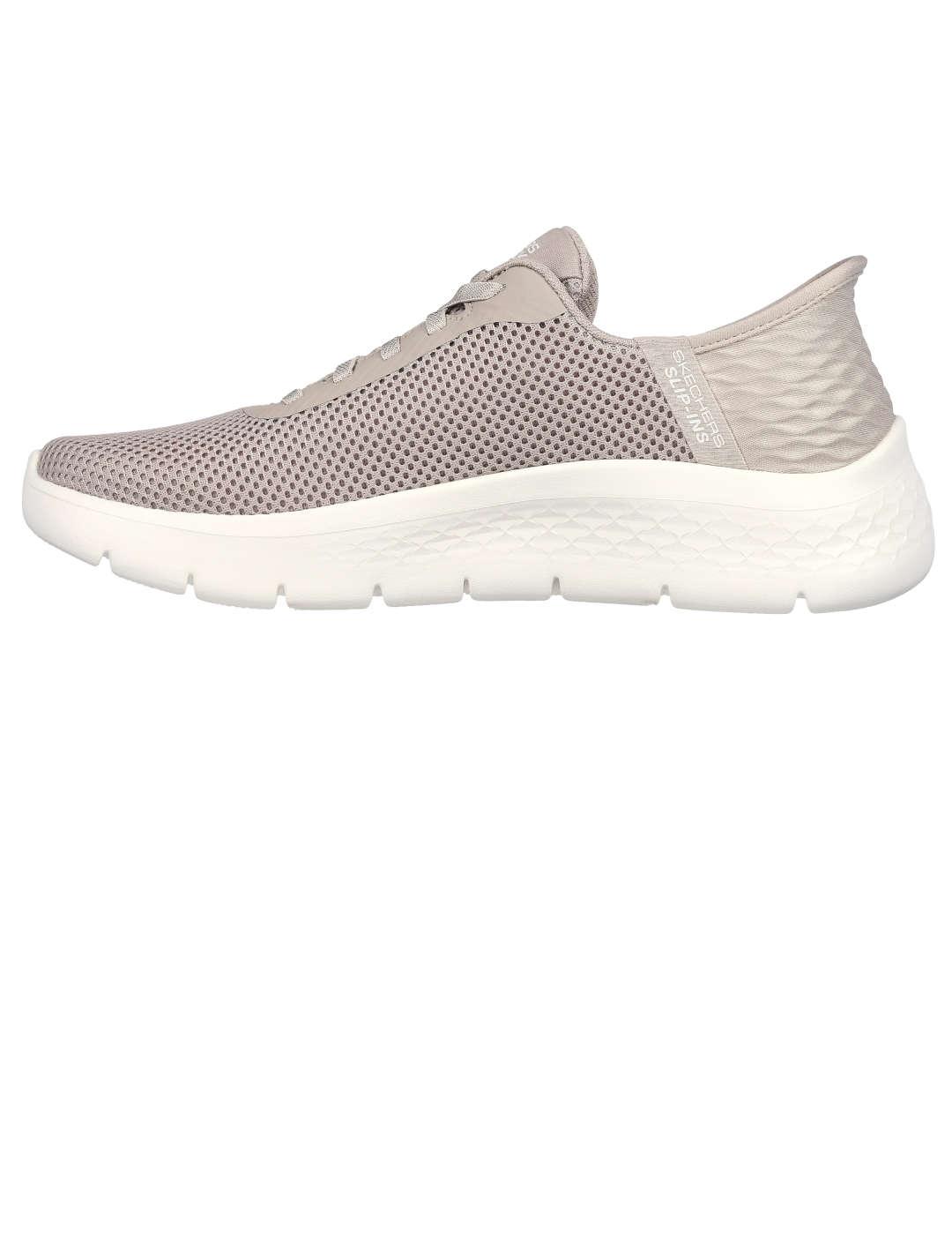 Deportivo mujer Skechers Go Walk Slip-Ins taupe