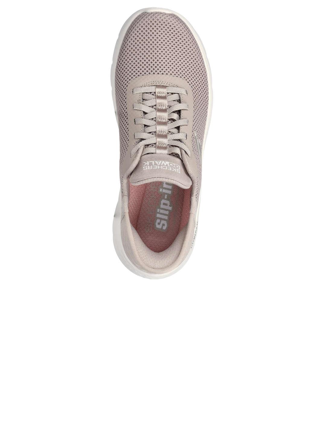 Deportivo mujer Skechers Go Walk Slip-Ins taupe