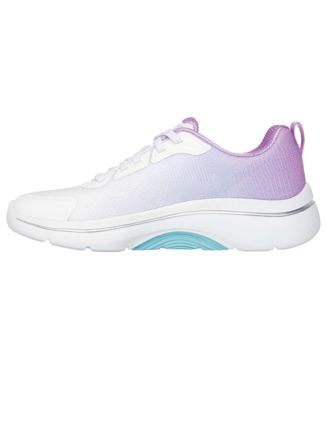 Deportivo mujer Skechers Go Walk Arch Fit blanco