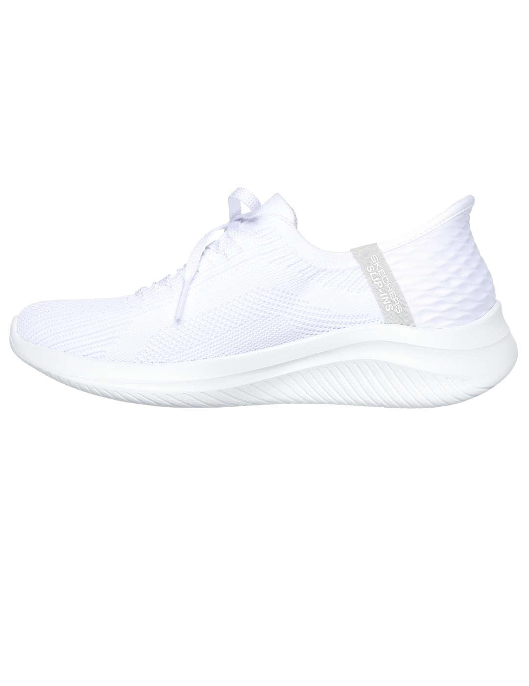 Deportivo mujer Skechers Ultra Flex Slip-Ins blanco