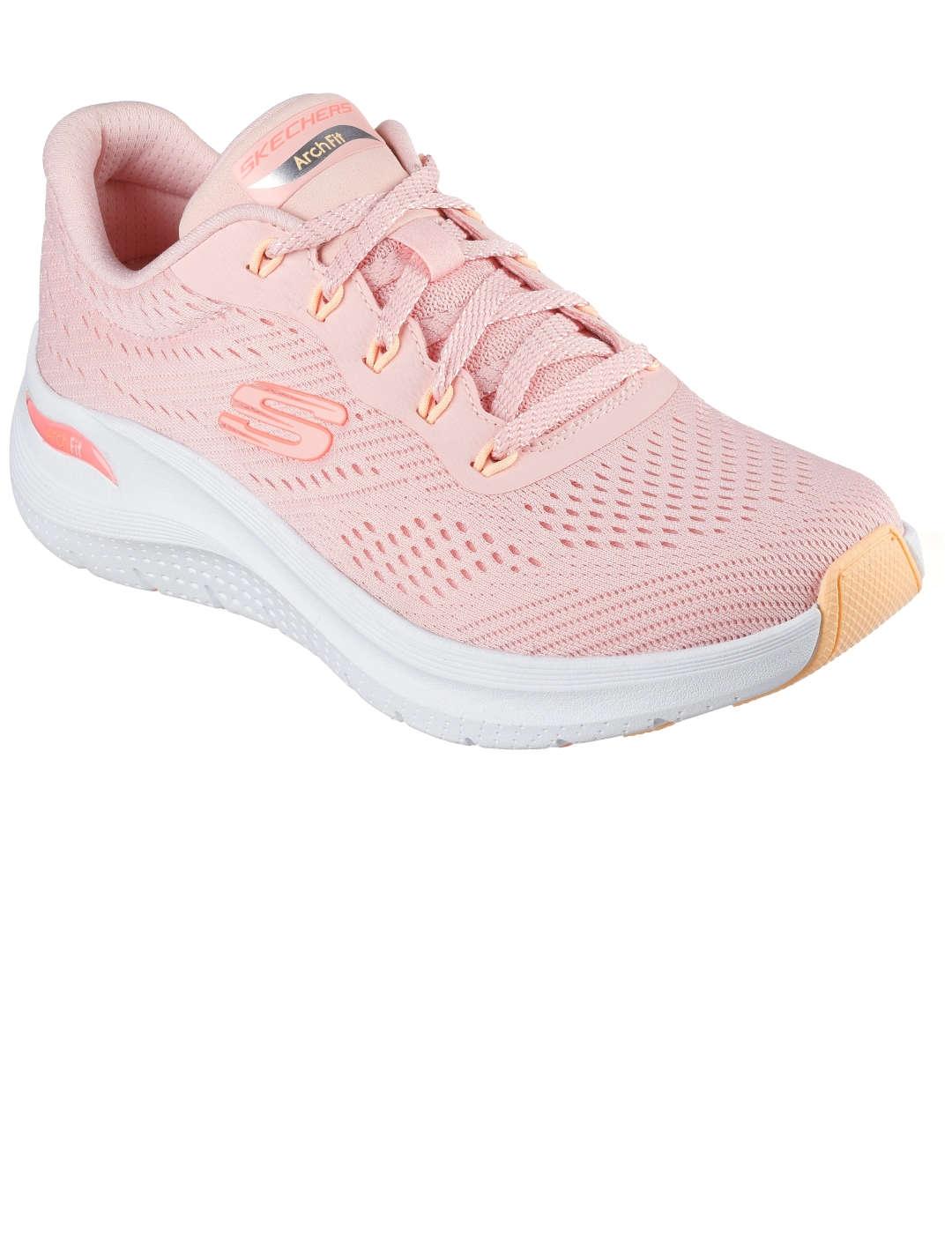 Deportivo mujer Skechers Arch Fit rosa