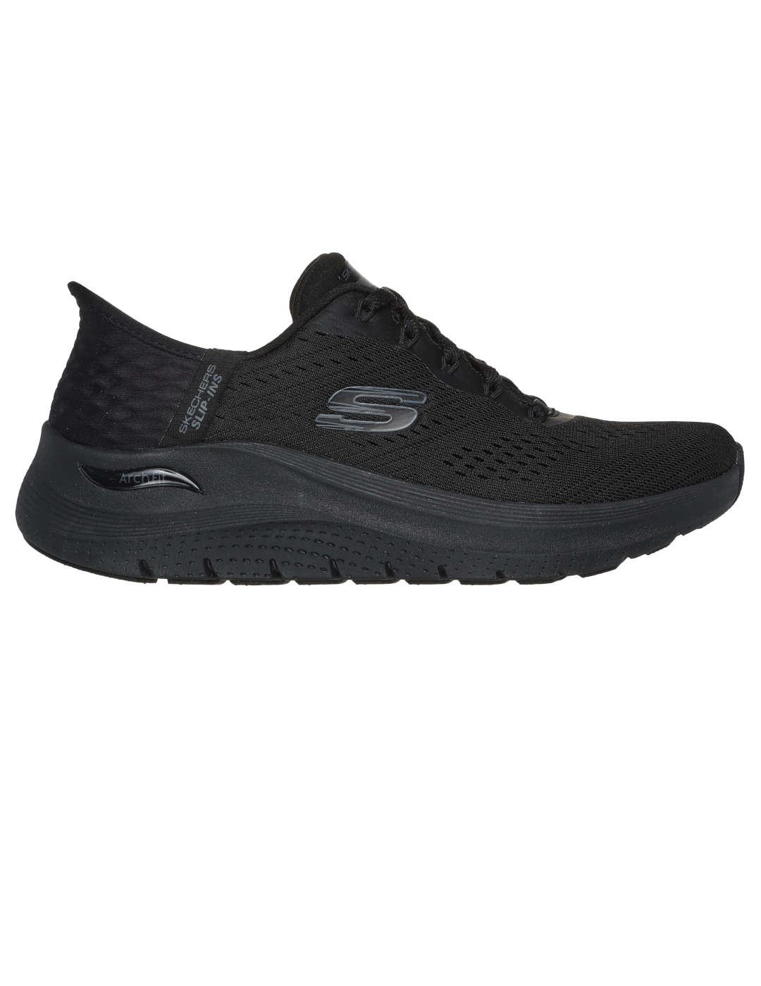 Deportivo mujer Skechers Arch Fit Slip-Ins negro