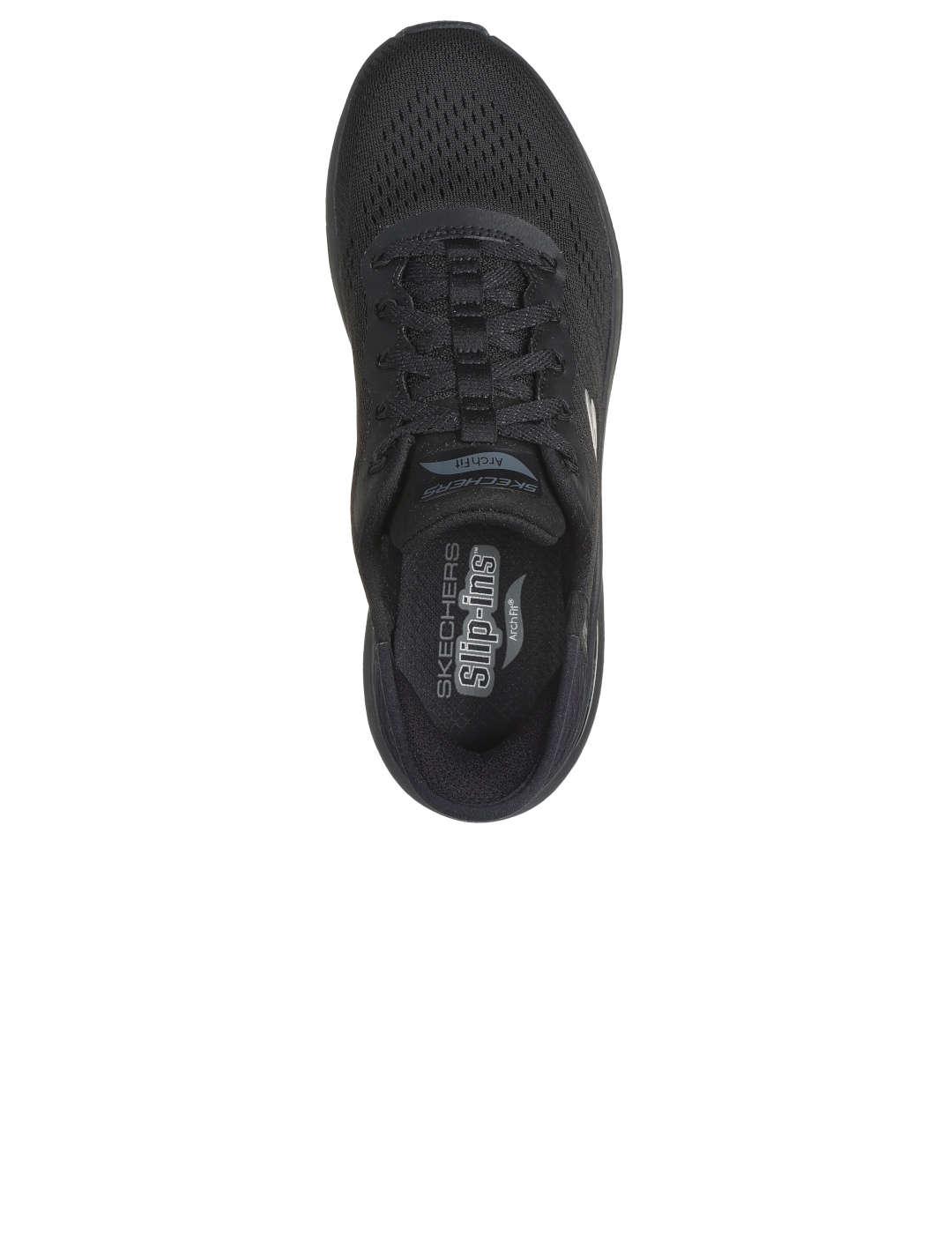 Deportivo mujer Skechers Arch Fit Slip-Ins negro
