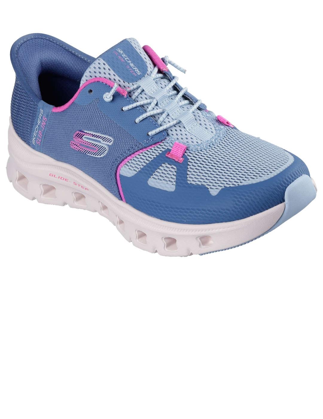 Deportivo mujer Skechers Glide Slip-Ins azulon