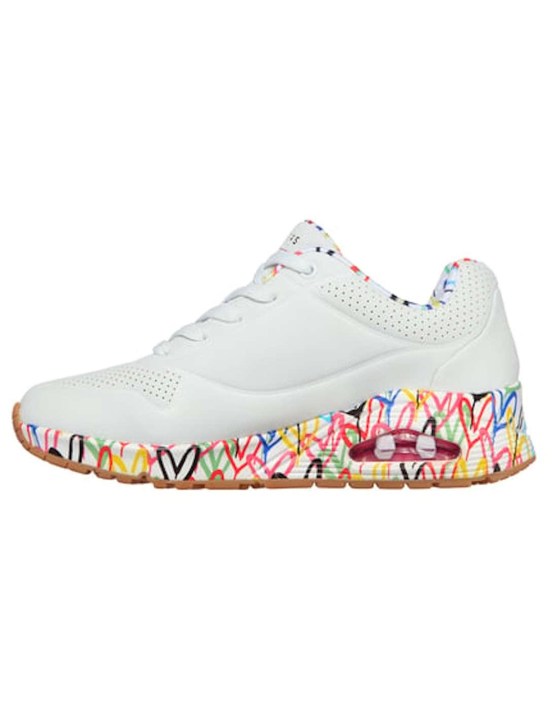 Deportivo mujer Skechers Uno Loving blanco