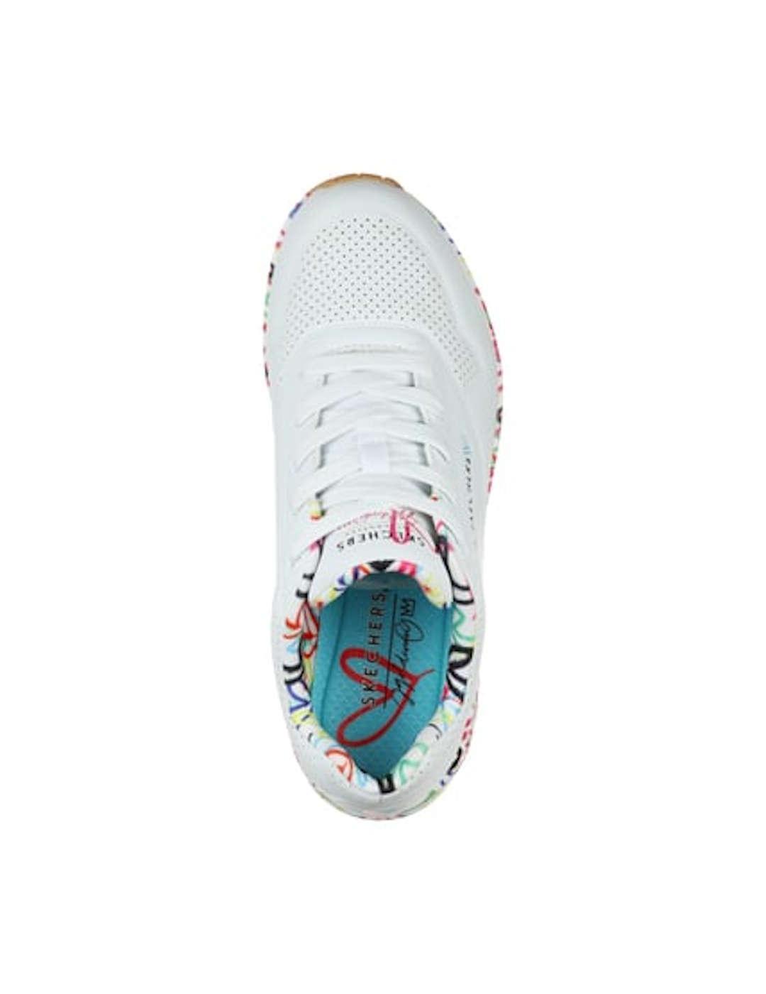 Deportivo mujer Skechers Uno Loving blanco