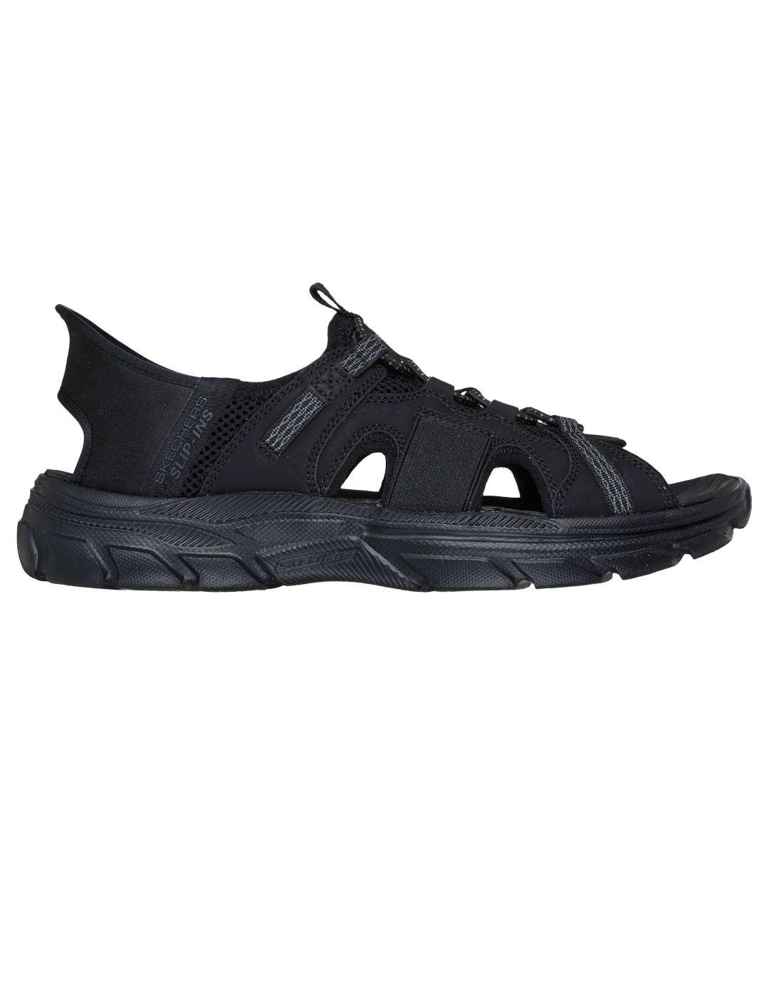 Sandalia hombre Skechers Revolted SS negro
