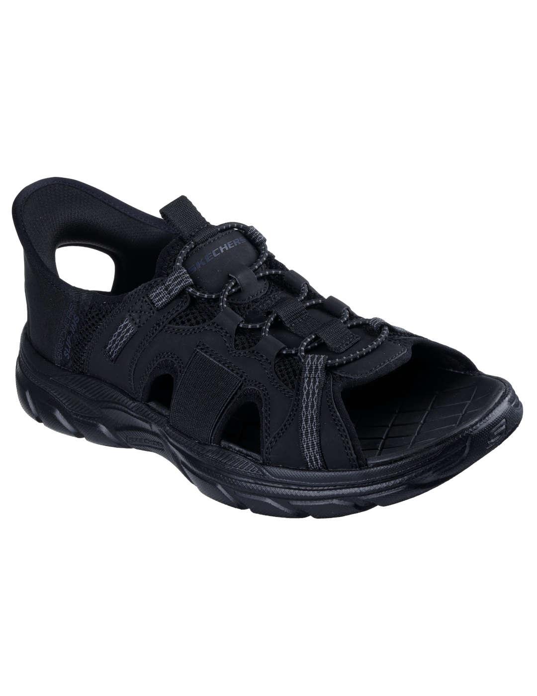 Sandalia hombre Skechers Revolted SS negro