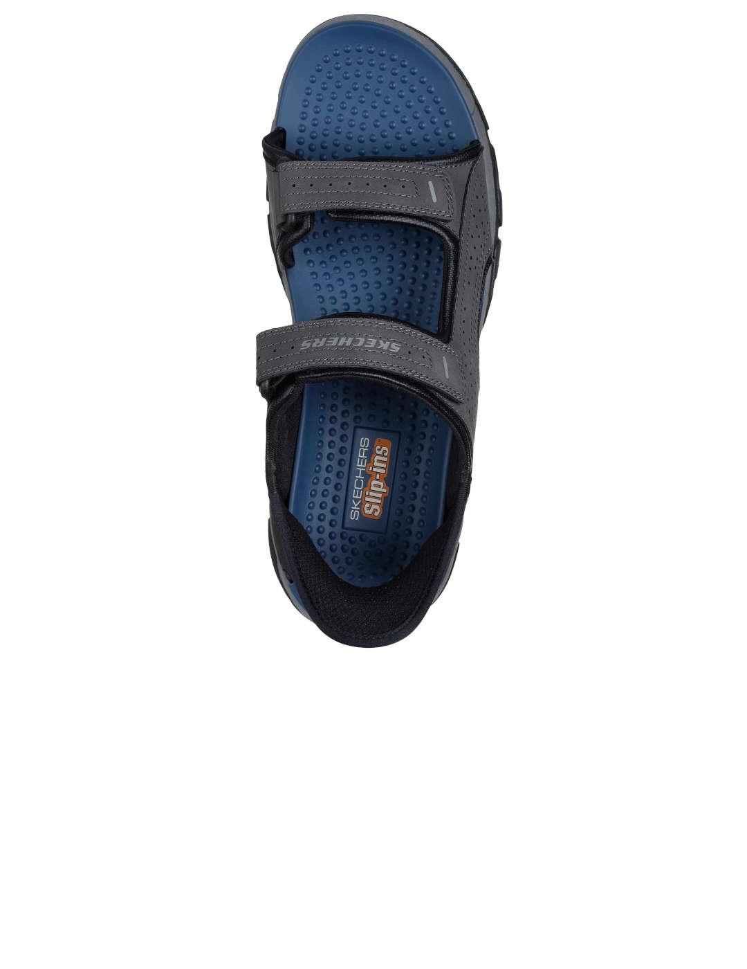 Sandalia hombre Skechers Tresmen gris