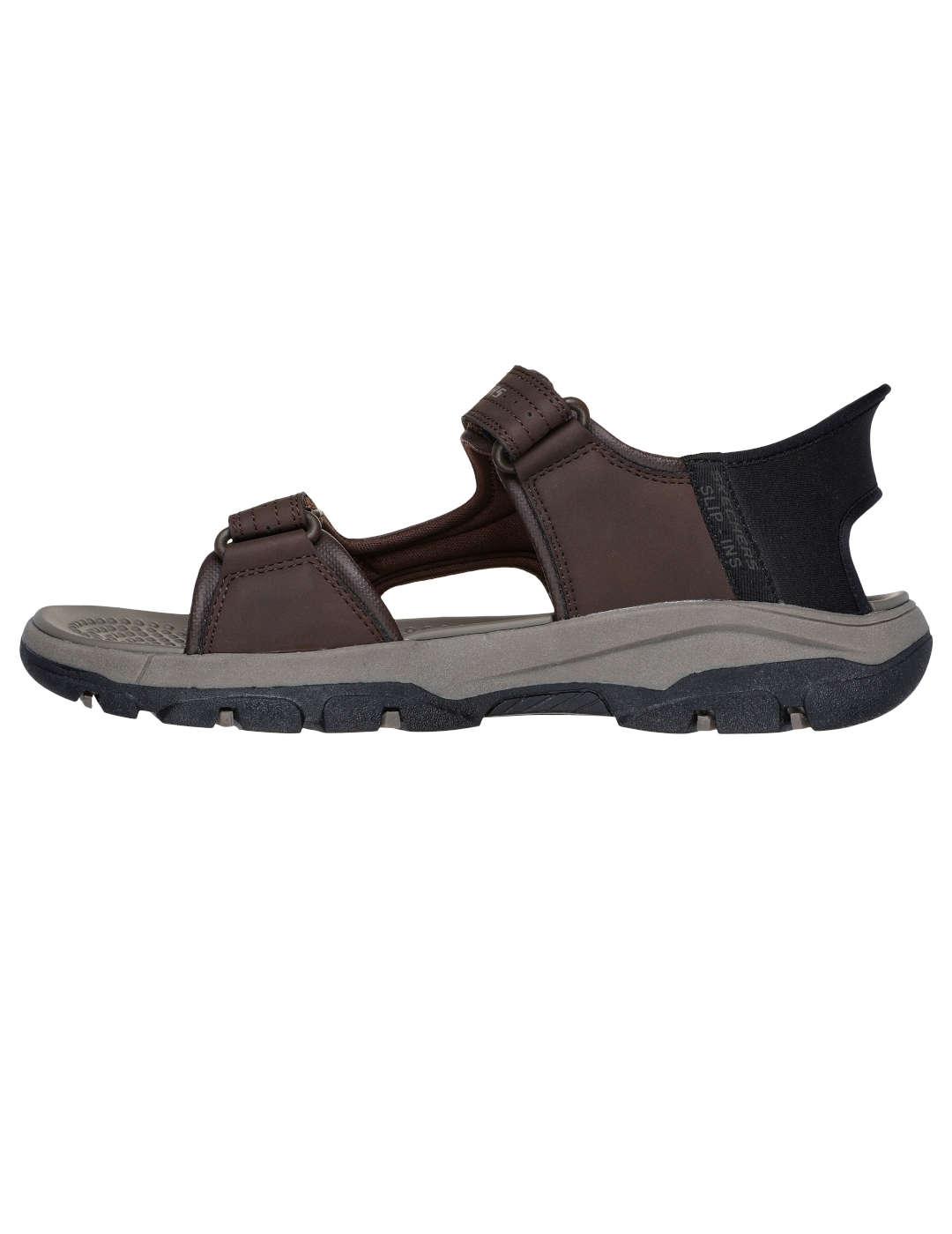 Sandalia hombre Skechers Tresmen marrón