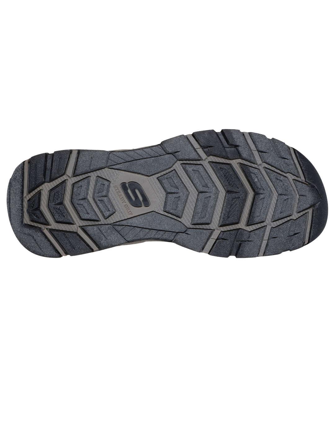 Sandalia hombre Skechers Tresmen marrón