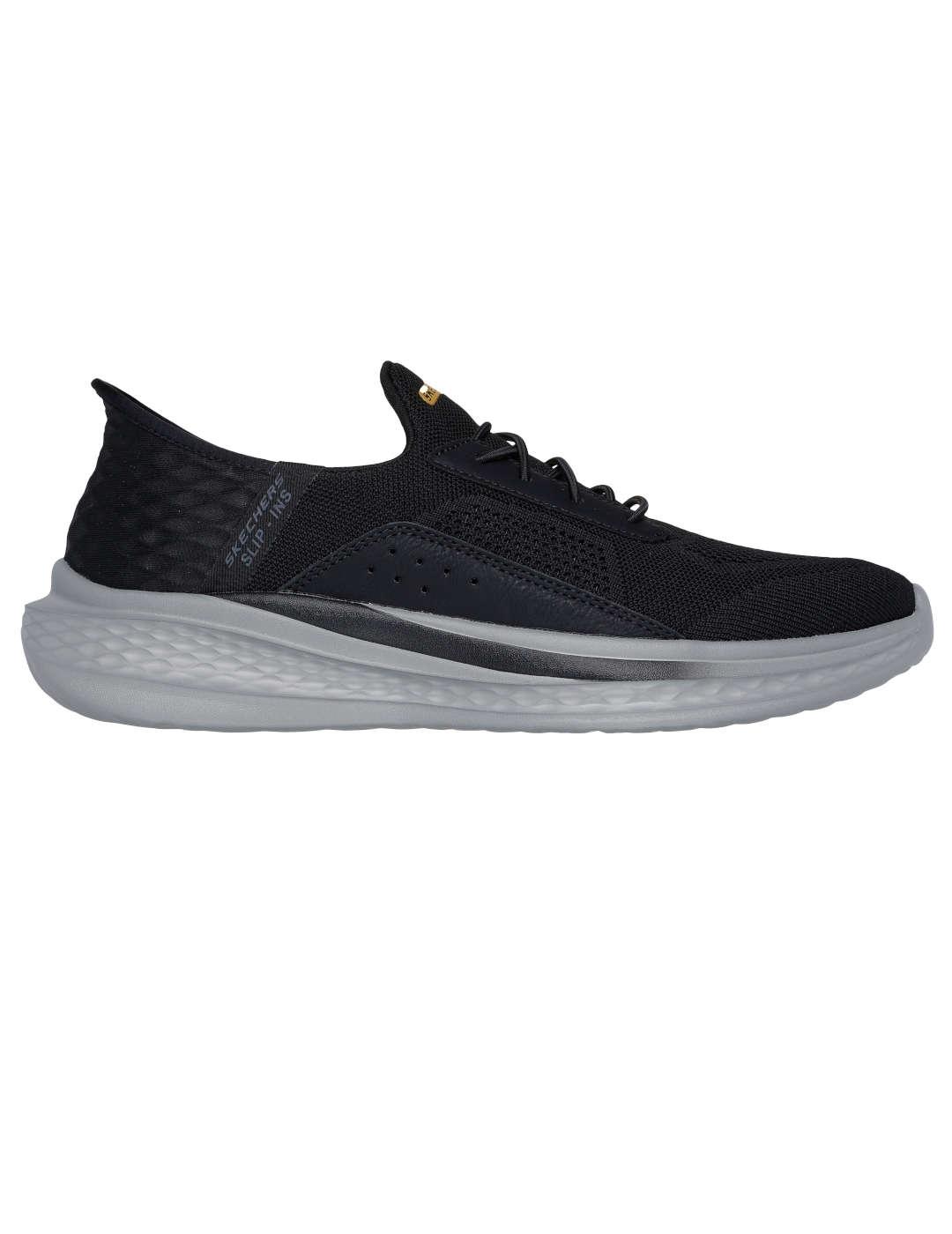 Deportivo hombre Skechers Slip-Ins Slade negro