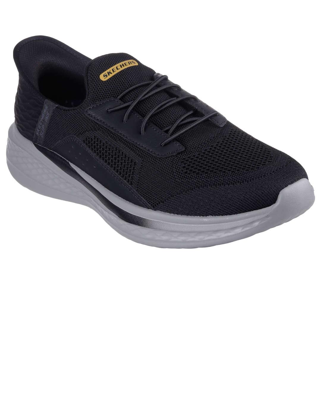 Deportivo hombre Skechers Slip-Ins Slade negro