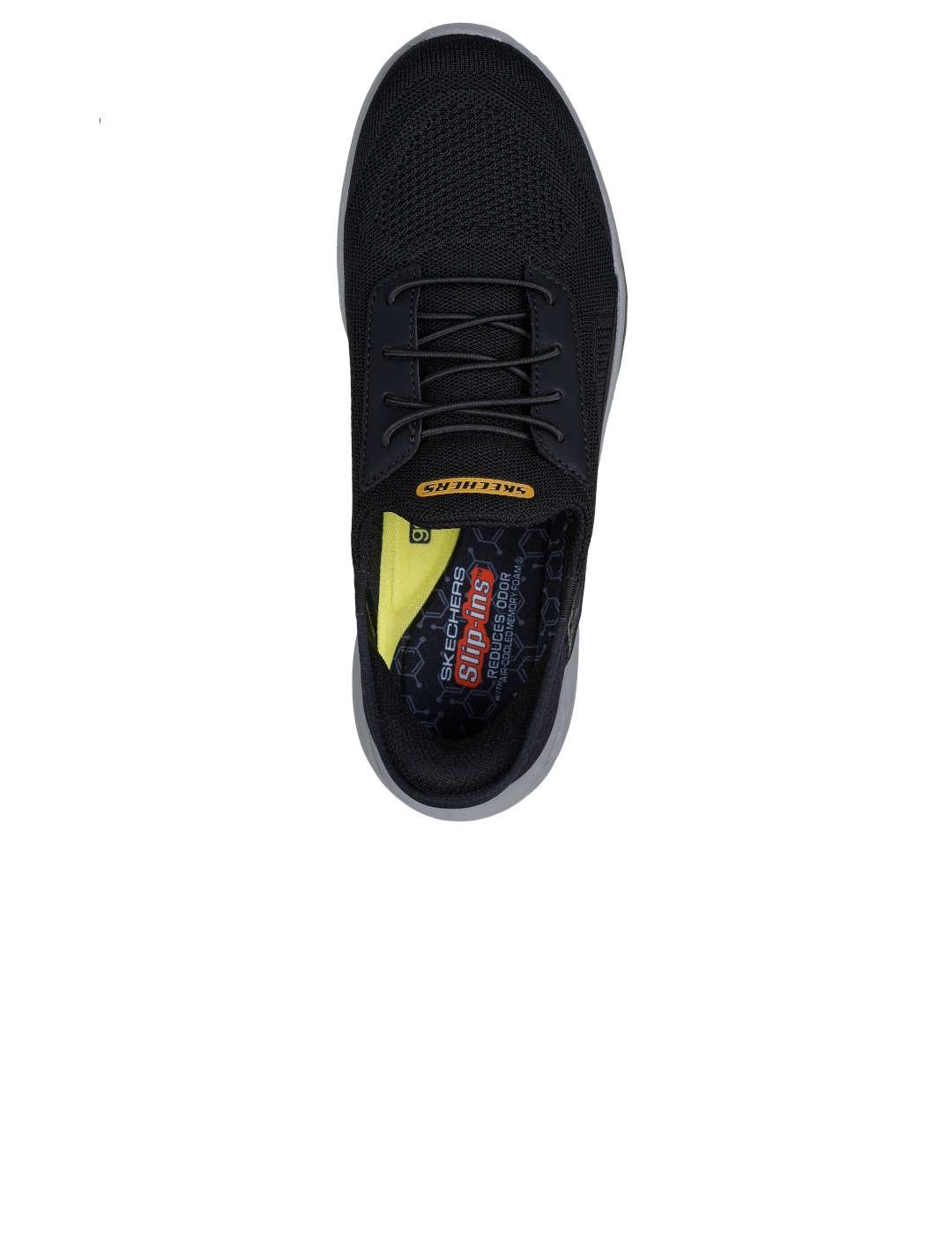 Deportivo hombre Skechers Slip-Ins Slade negro