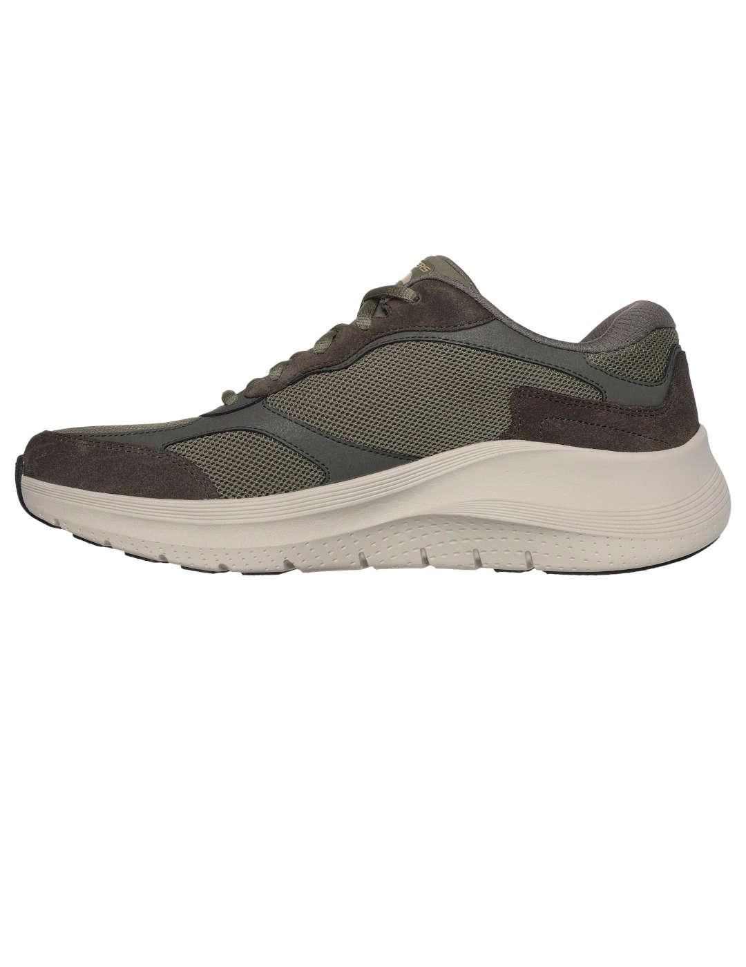 Deportivo hombre Skechers Arch Fit  verde