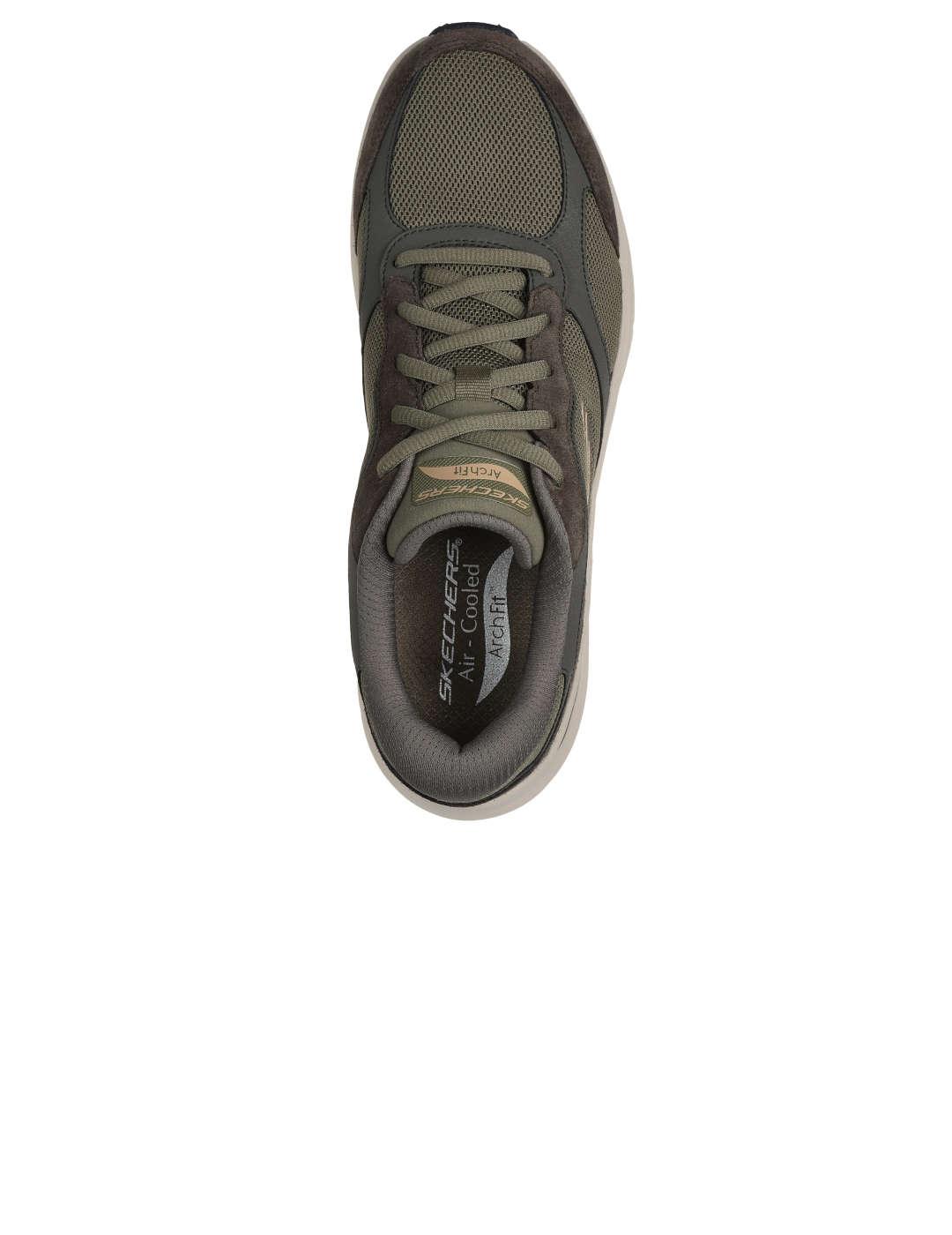 Deportivo hombre Skechers Arch Fit  verde