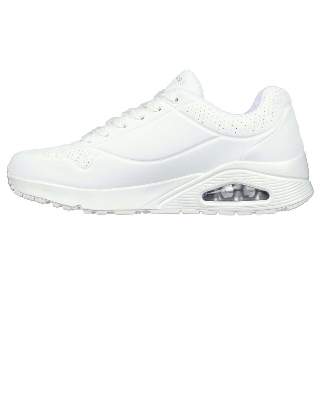 Deportivo hombre Skechers Uno blanco