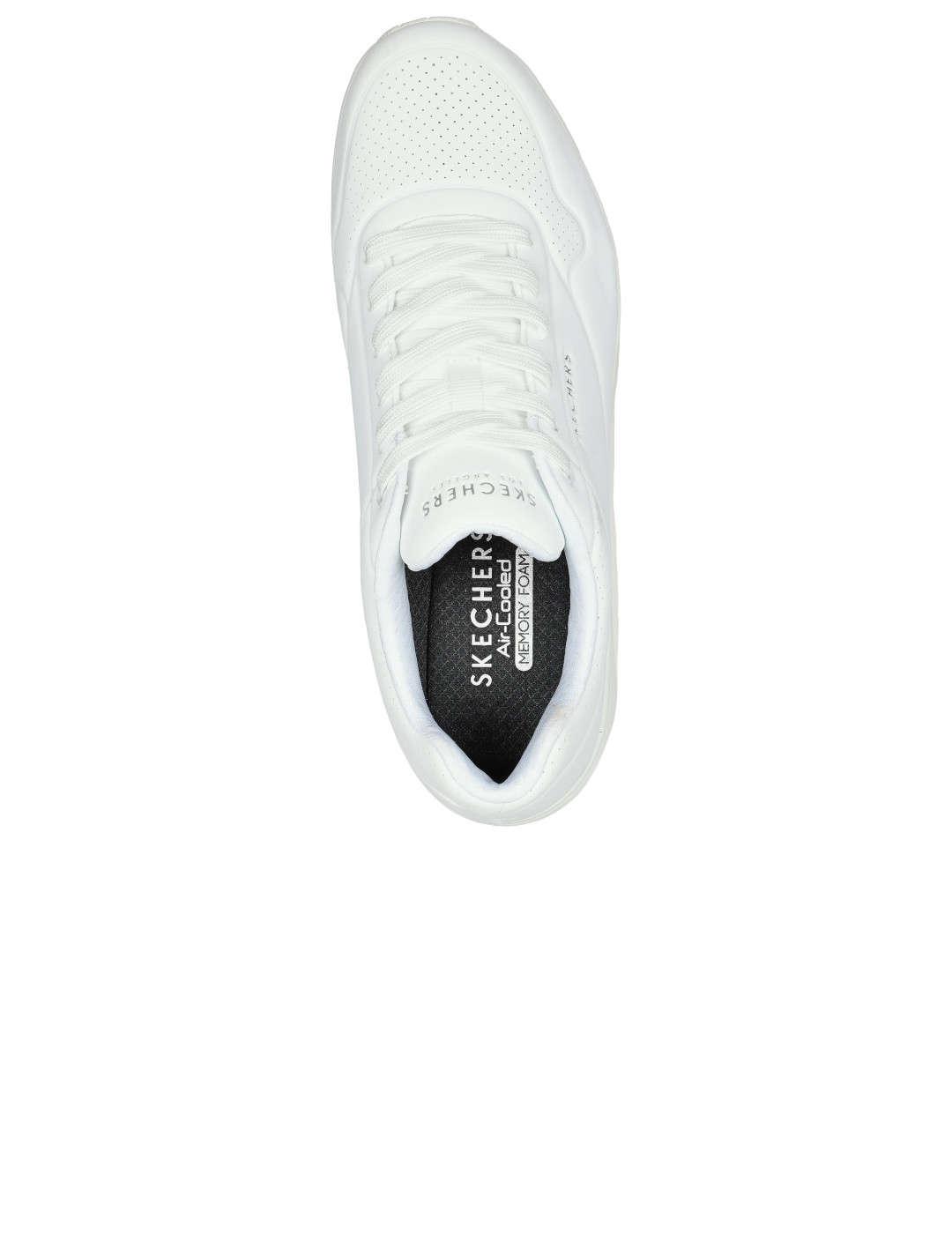 Deportivo hombre Skechers Uno blanco