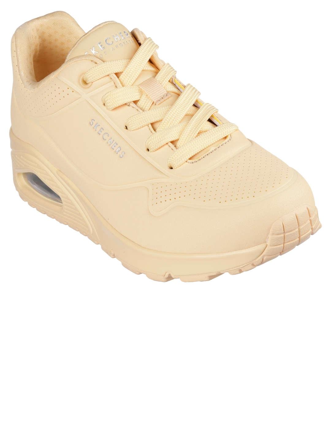 Deportivo mujer Skechers Uno melocoton