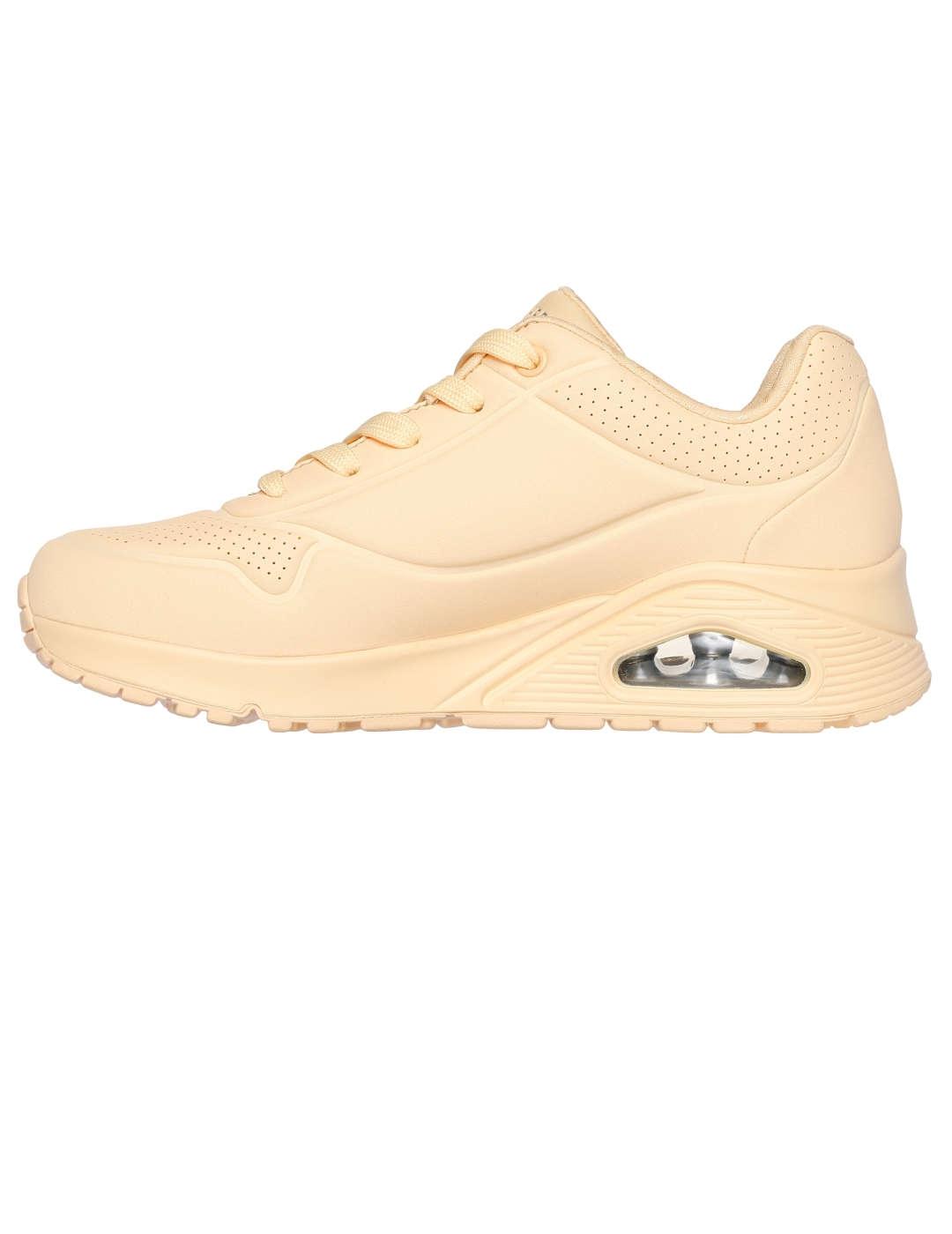 Deportivo mujer Skechers Uno melocoton