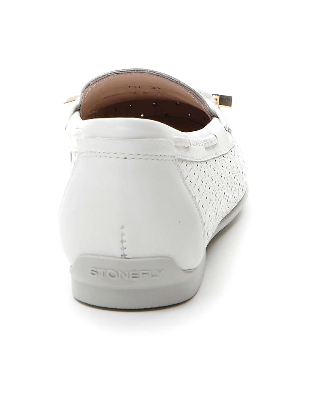 Mocasín mujer Stonefly Capri III blanco