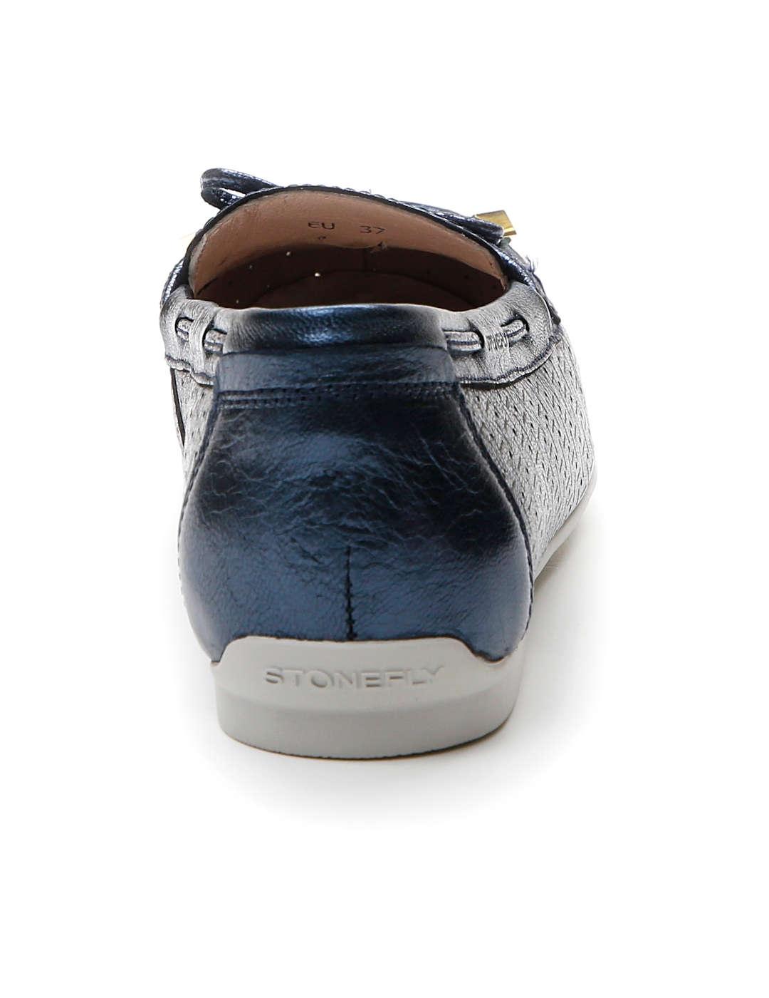 Mocasín mujer Stonefly Capri III azul