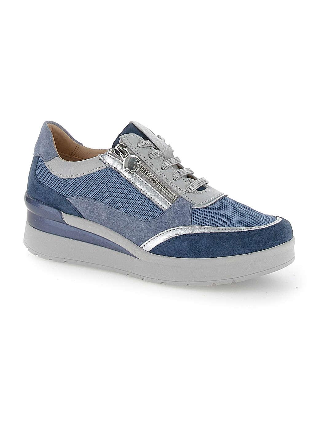 Zapato mujer Stonefly Cream 52 azul