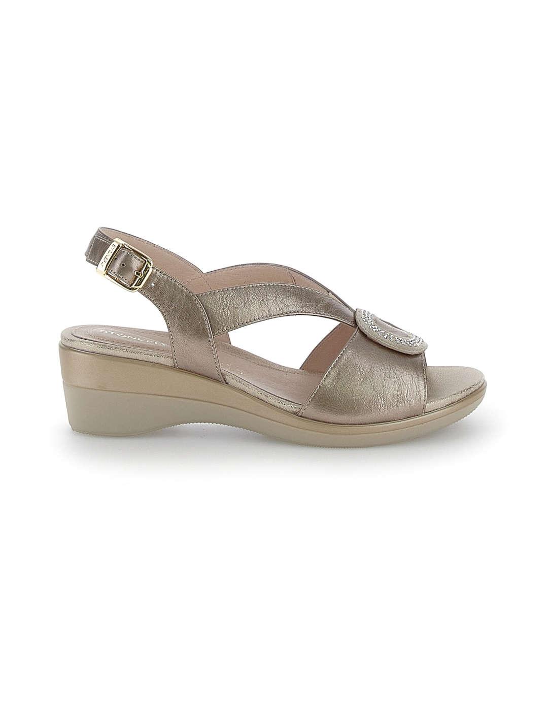 Sandalia mujer Stonefly Vanity III dorado