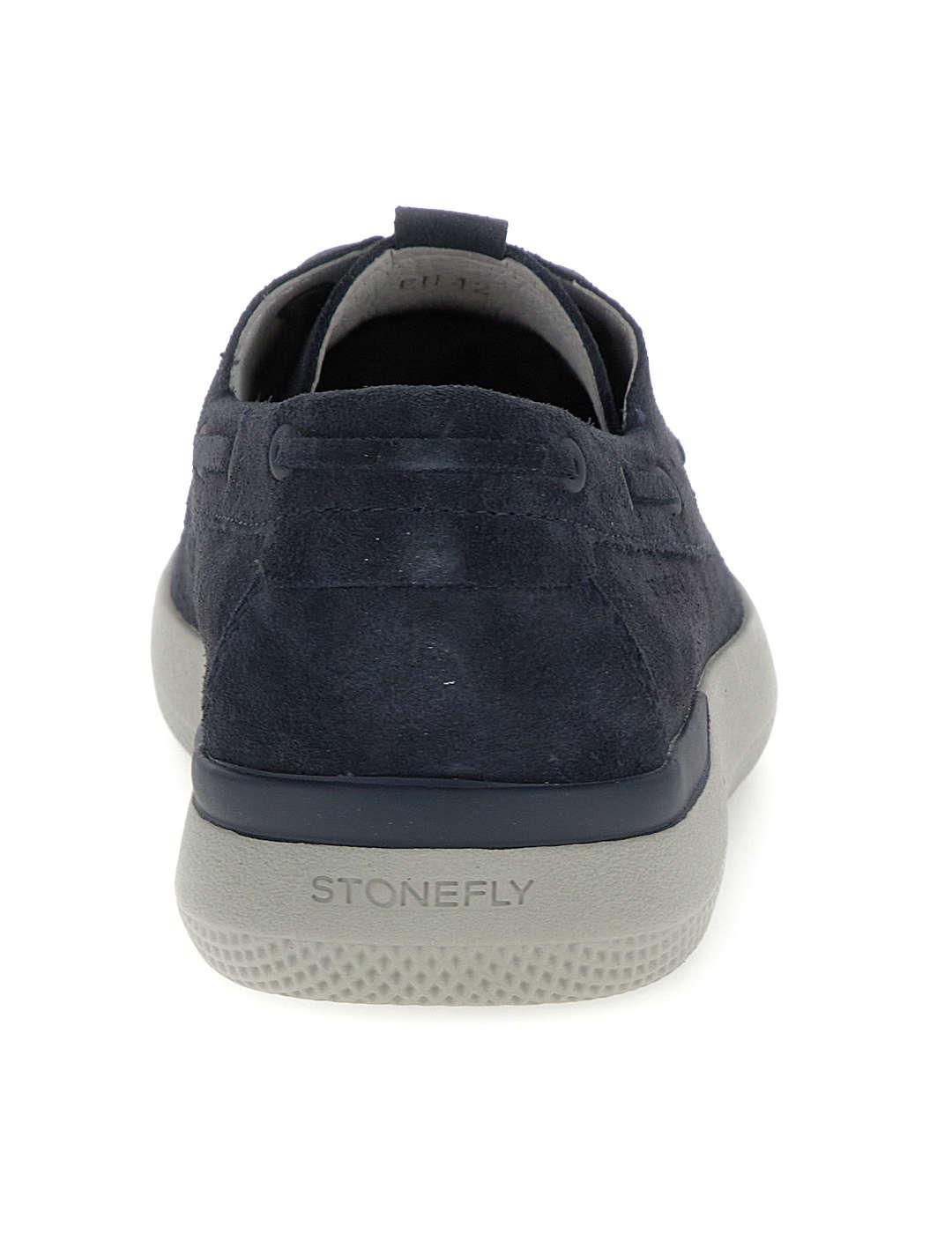 Zapato hombre Stonefly Custer azul