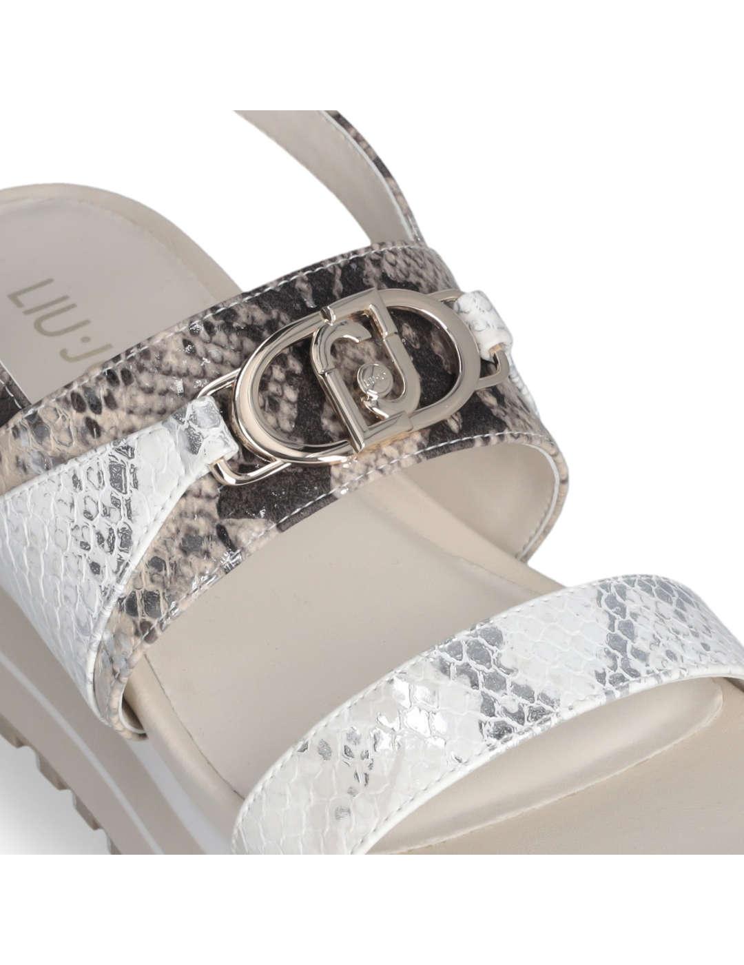 Sandalìa mujer Liu-Jo Maxi Wonder beige