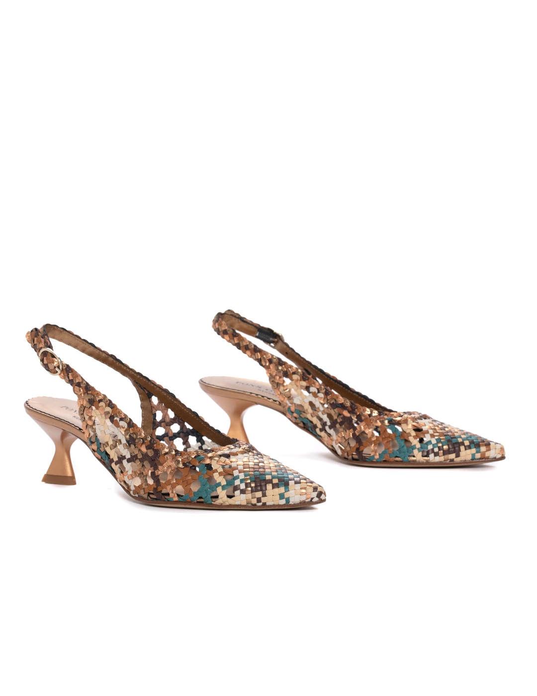 Zapato de salón mujer Pons Quintana multicolor