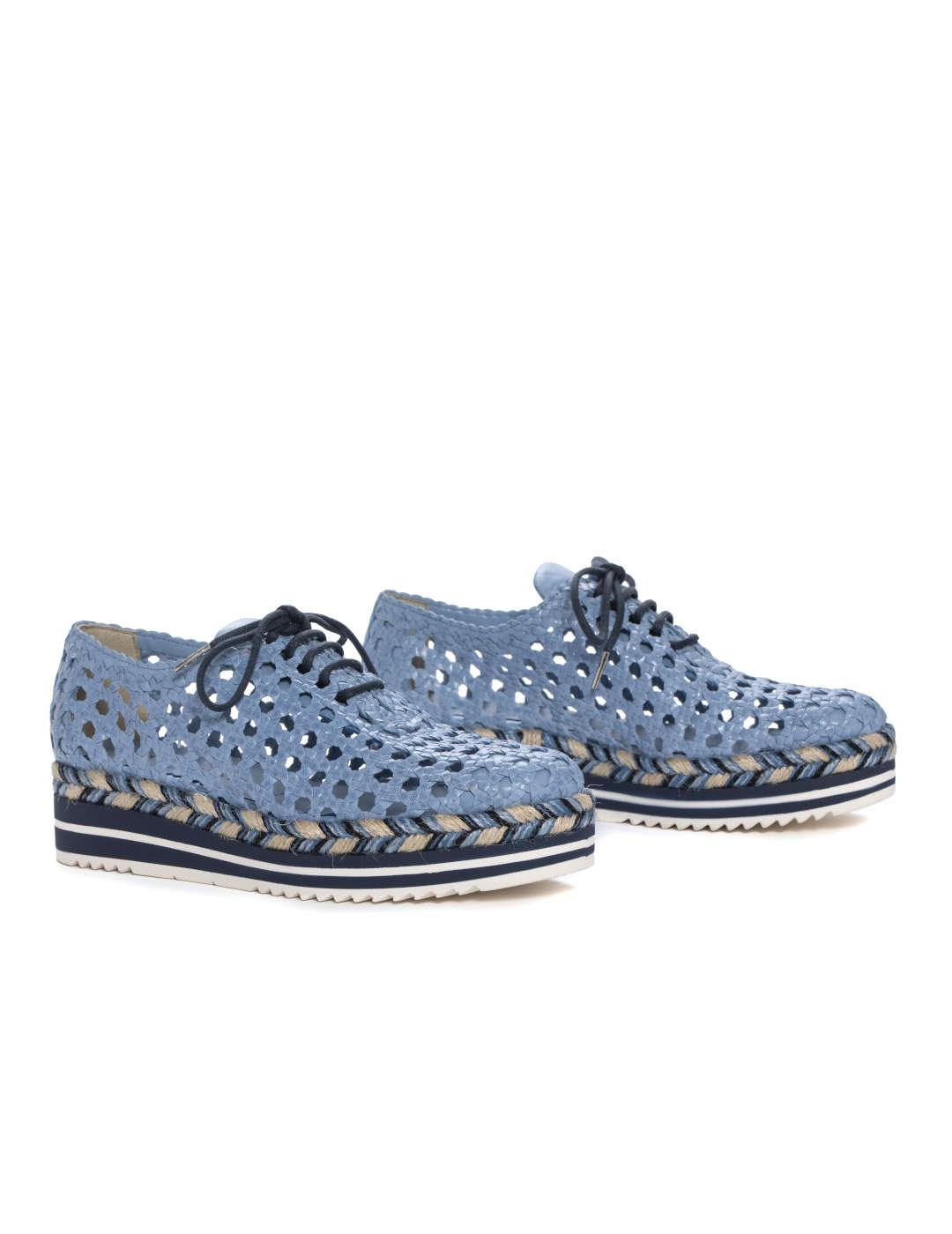 Zapato mujer Pons Quintana celeste