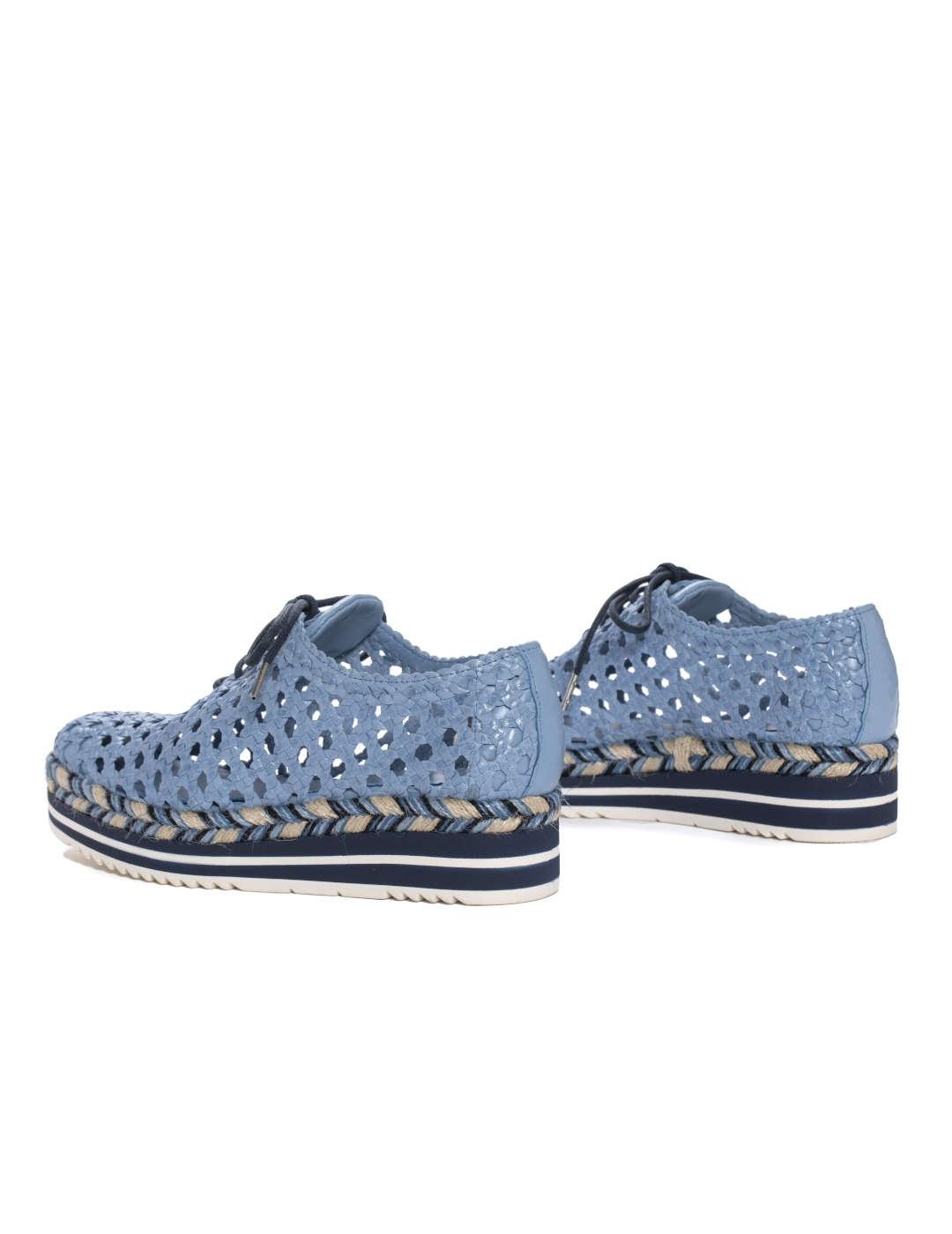 Zapato mujer Pons Quintana celeste