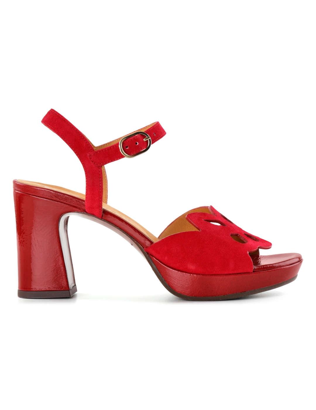 Sandalia mujer Chie Mihara Kedama rojo