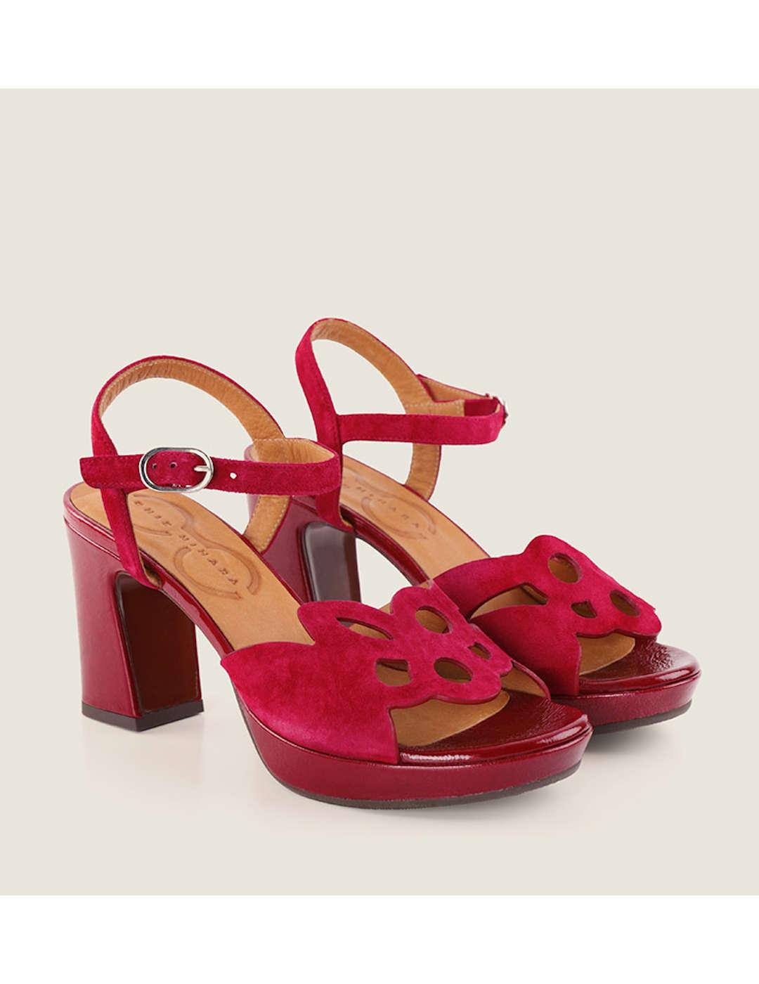 Sandalia mujer Chie Mihara Kedama rojo