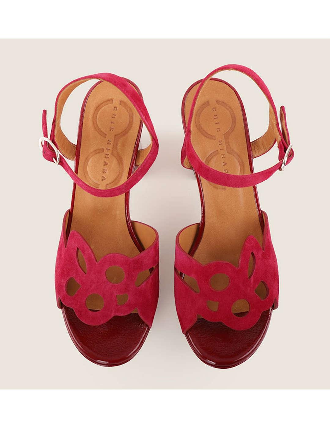 Sandalia mujer Chie Mihara Kedama rojo