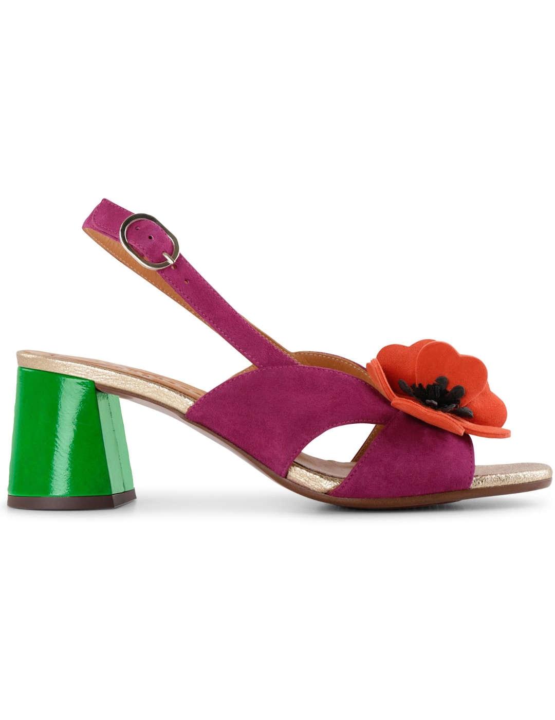 Sandalia mujer Chie Mihara Rutina46 púrpura rojo