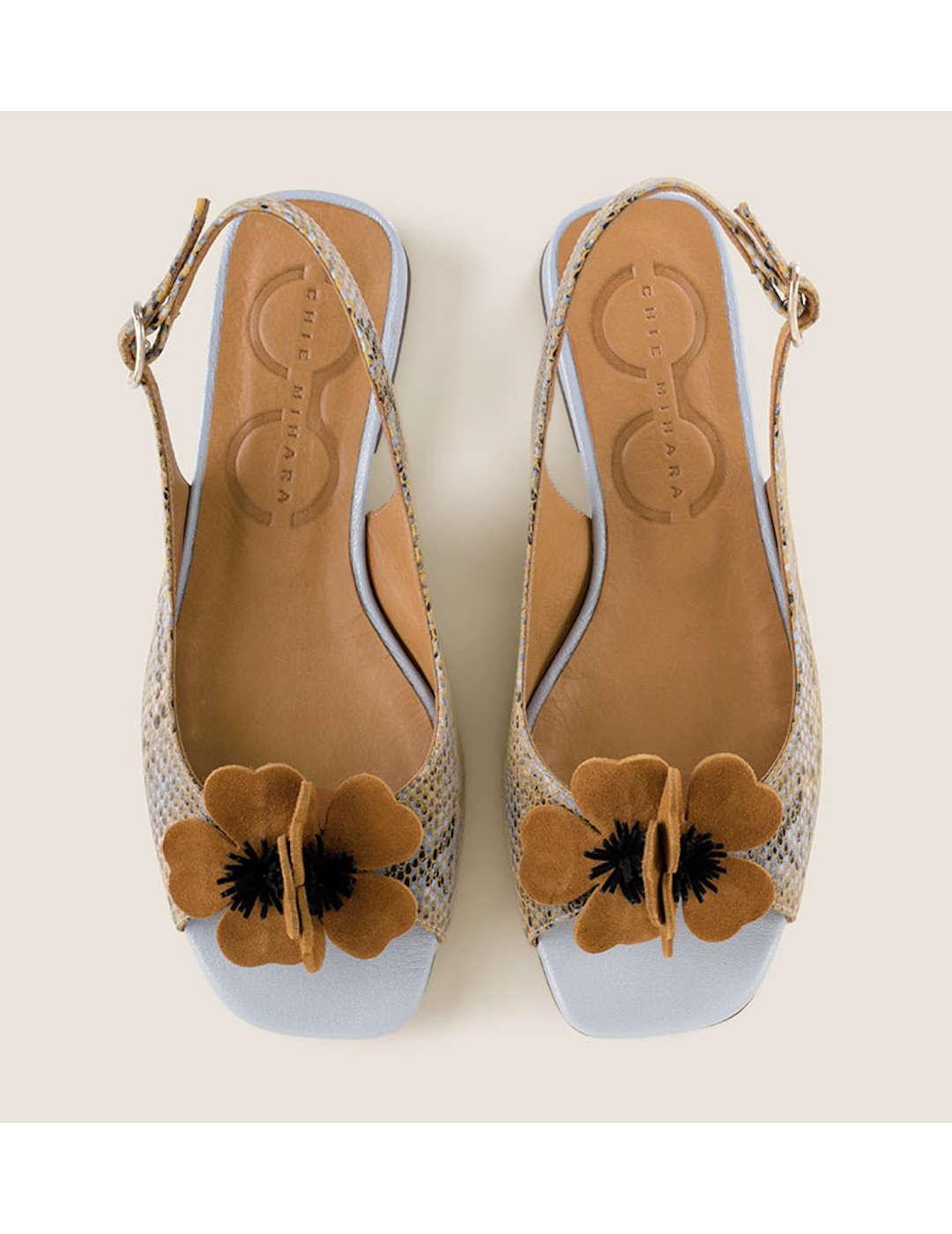 Sandalia mujer Chie Mihara Tayda46 azul celeste