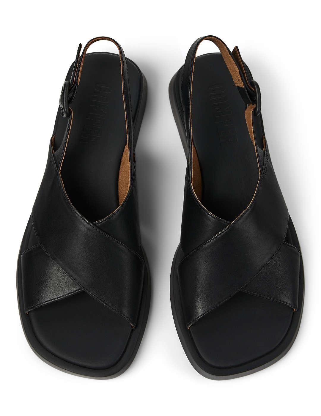 Sandalia mujer Camper Dana negro