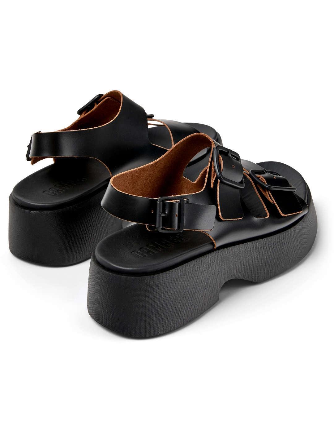 Sandalia mujer Camper Tasha negro