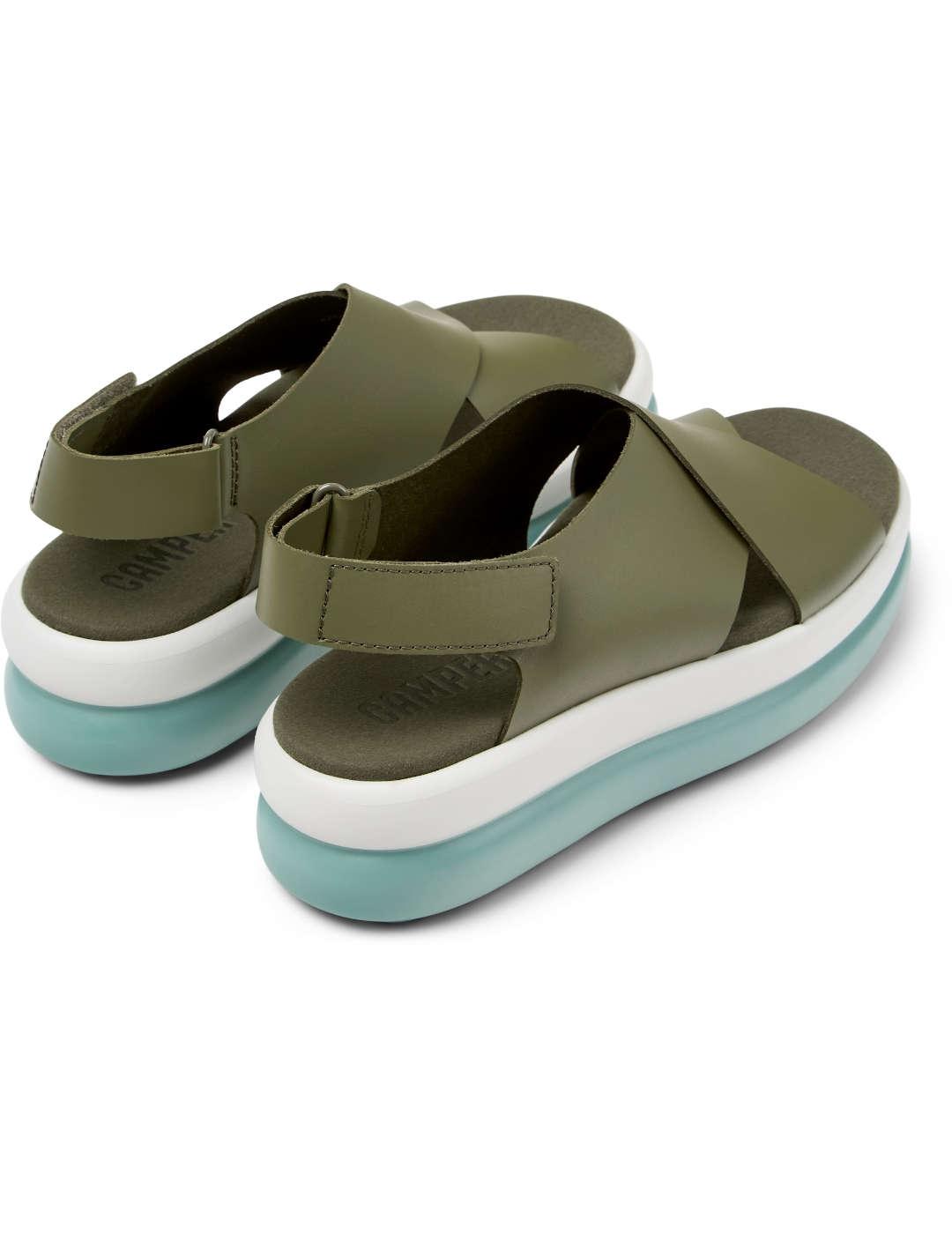 Sandalia mujer Camper Pelotas  verde