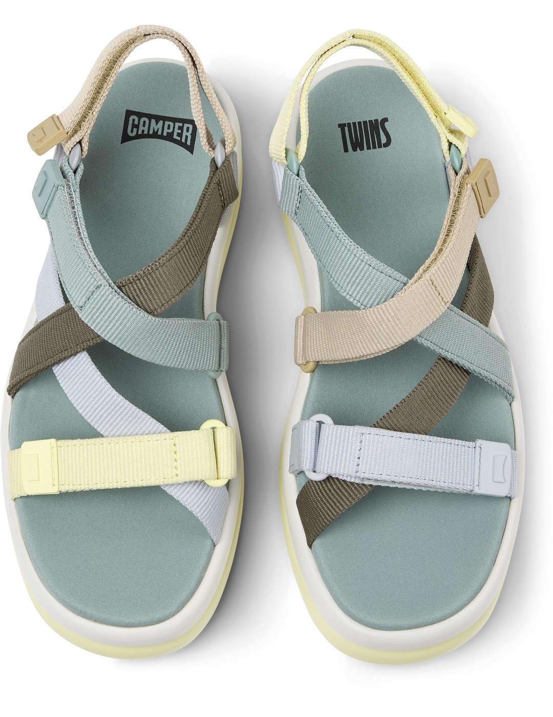 Sandalia mujer Camper Pelotas multicolor