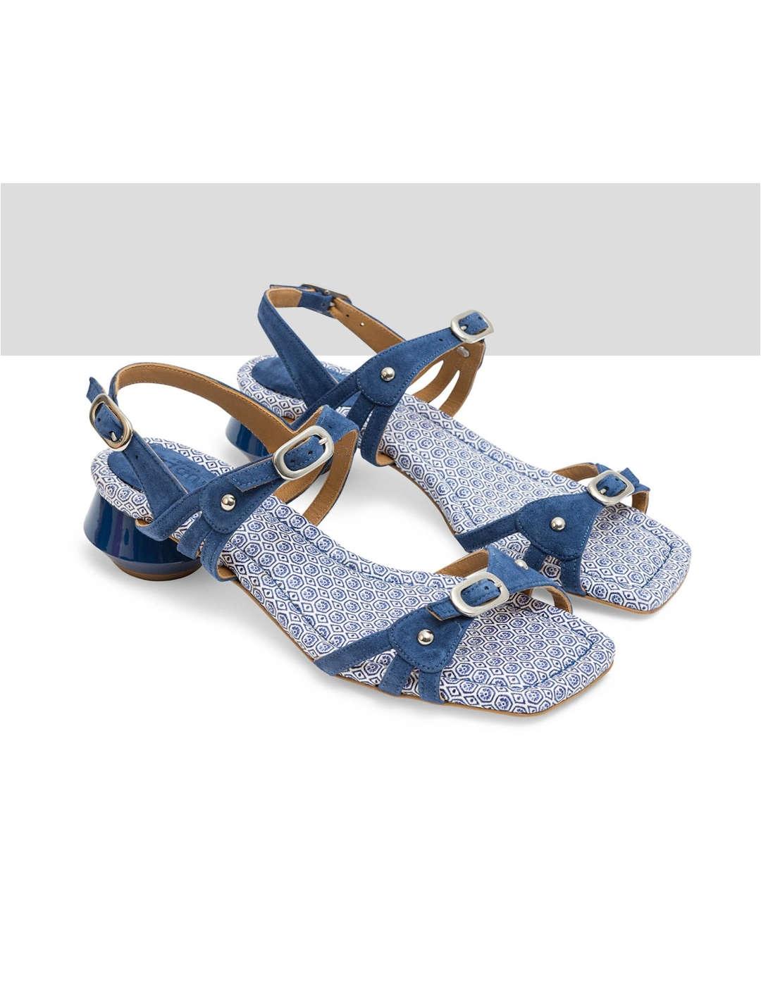 Sandalia mujer Audley azul