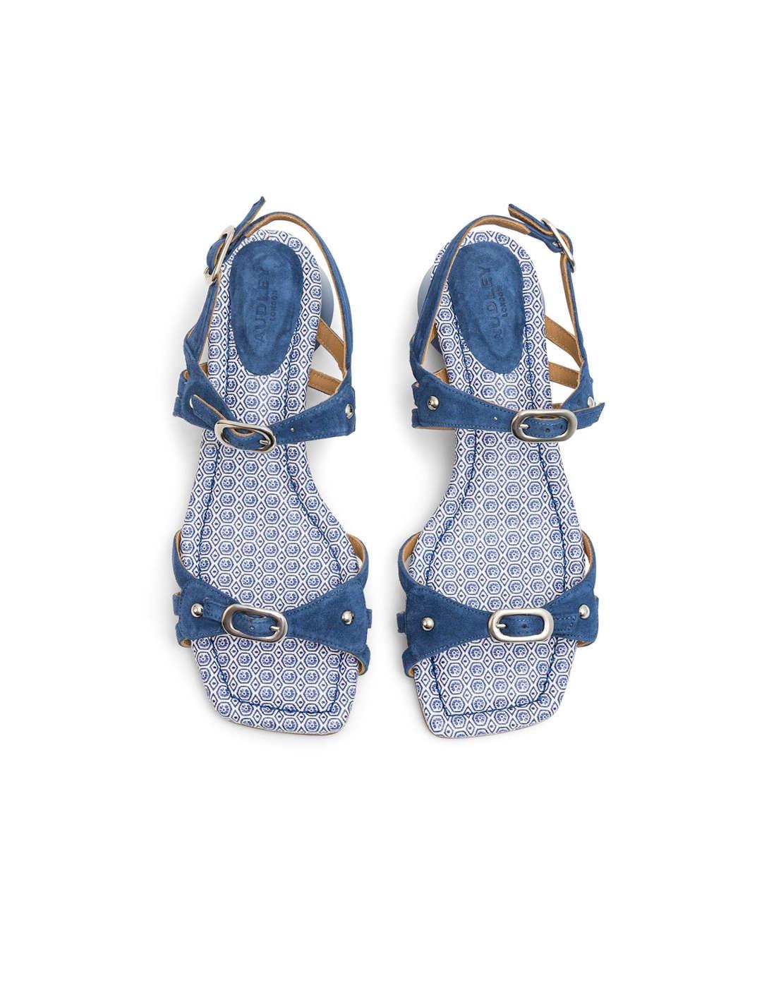 Sandalia mujer Audley azul