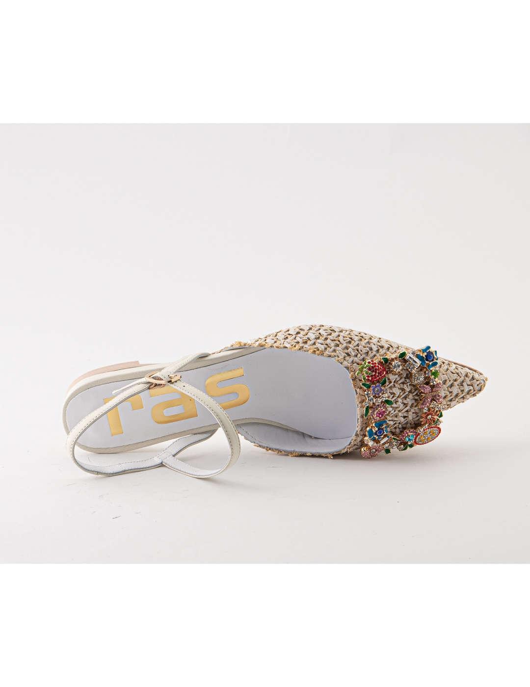 Zapato mujer Ras Macrame Corn beige