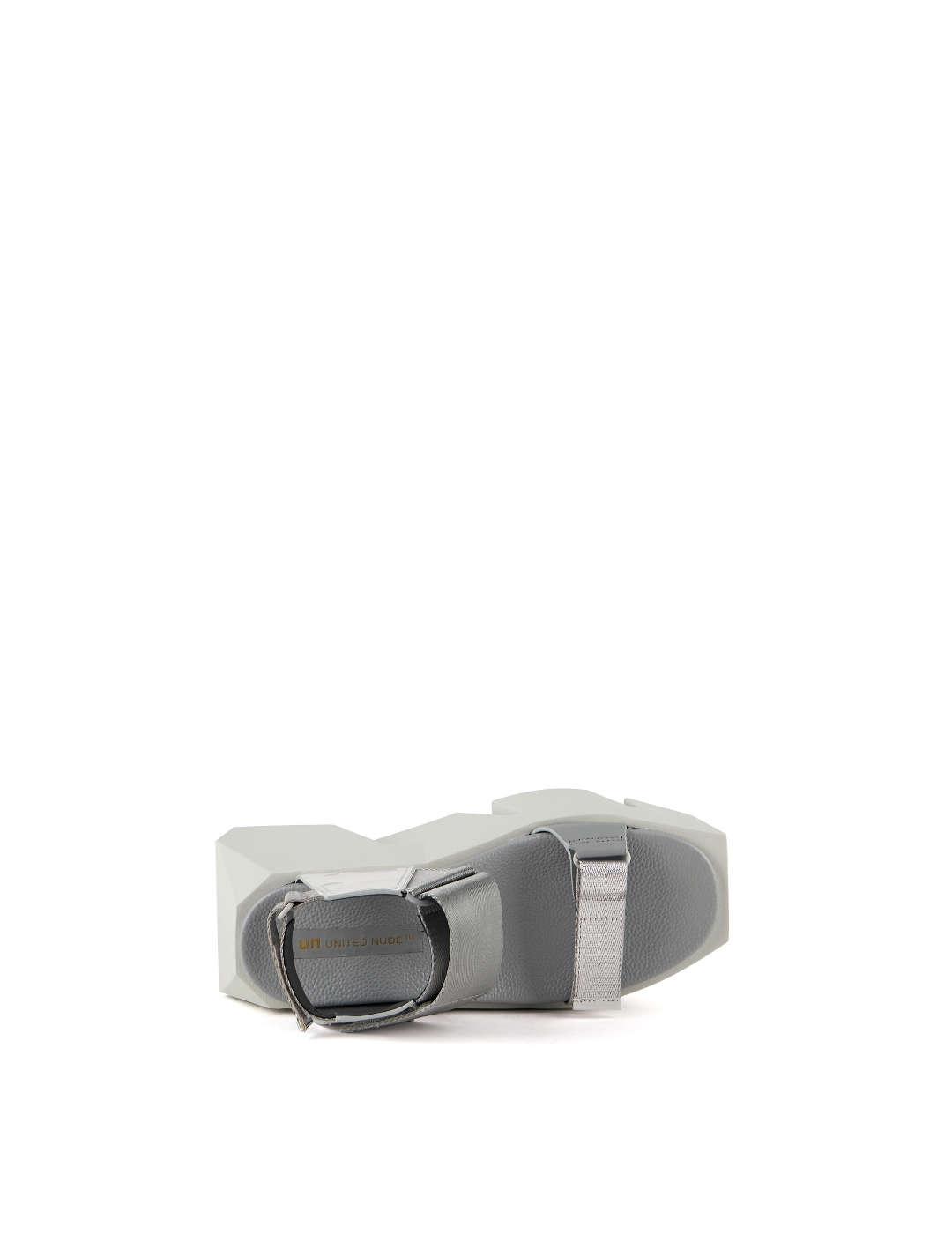 Sandalia mujer United Nude Bull Run plata