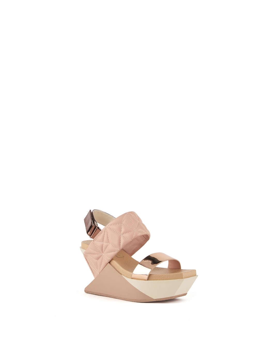Sandalia mujer United Nude Delta Wedge rosa