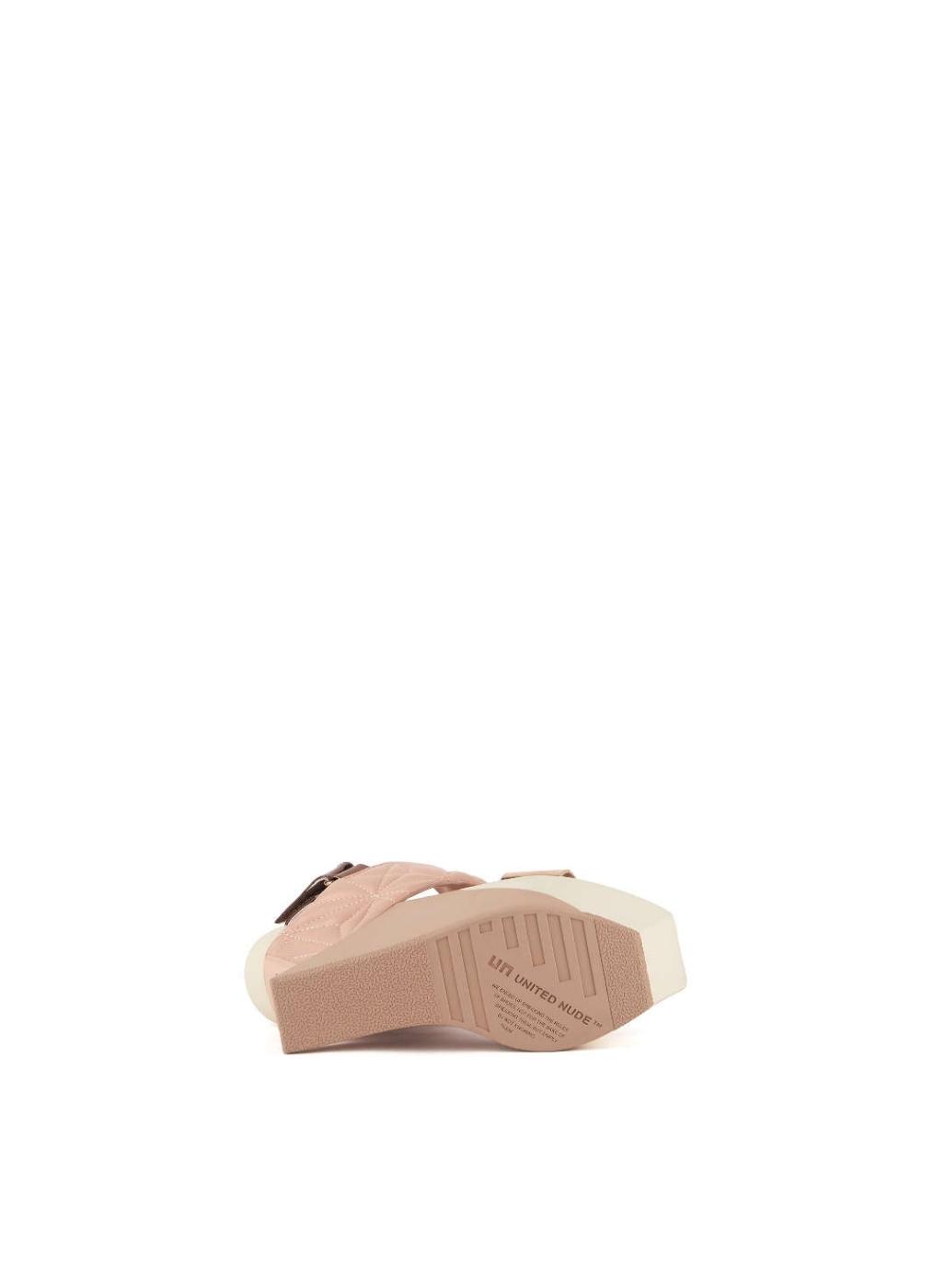Sandalia mujer United Nude Delta Wedge rosa